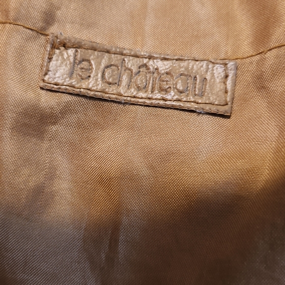Vintage Y2k Boho Whimsigoth LeChateau Brown Tan Embroidered Beaded shoulder bag - Picture 10 of 15